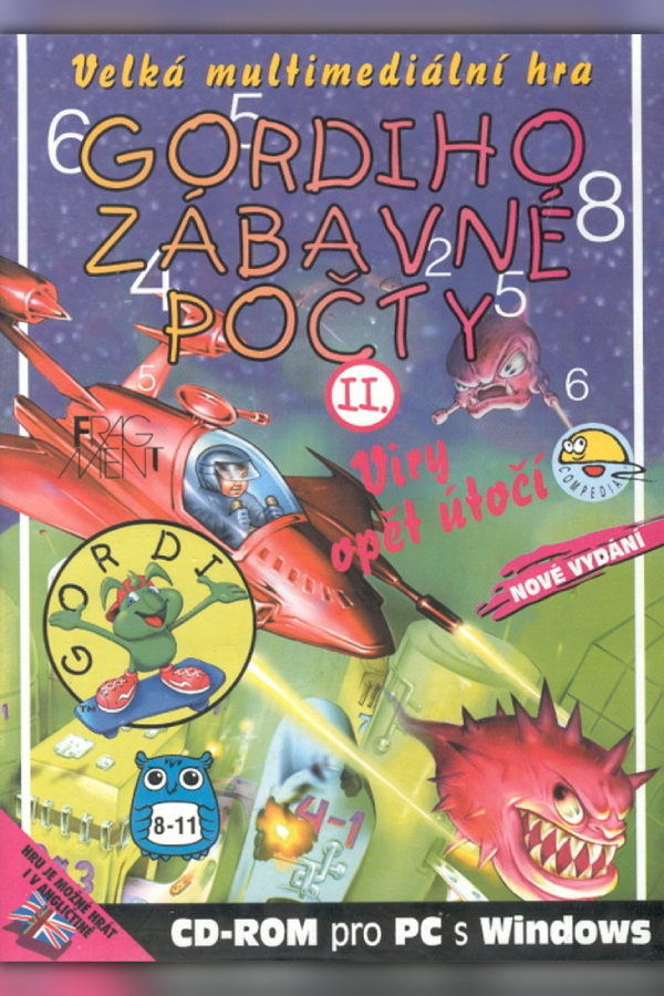 Gordiho zábavné počty II. Viry opět útočí - přebalový obrázek hry
