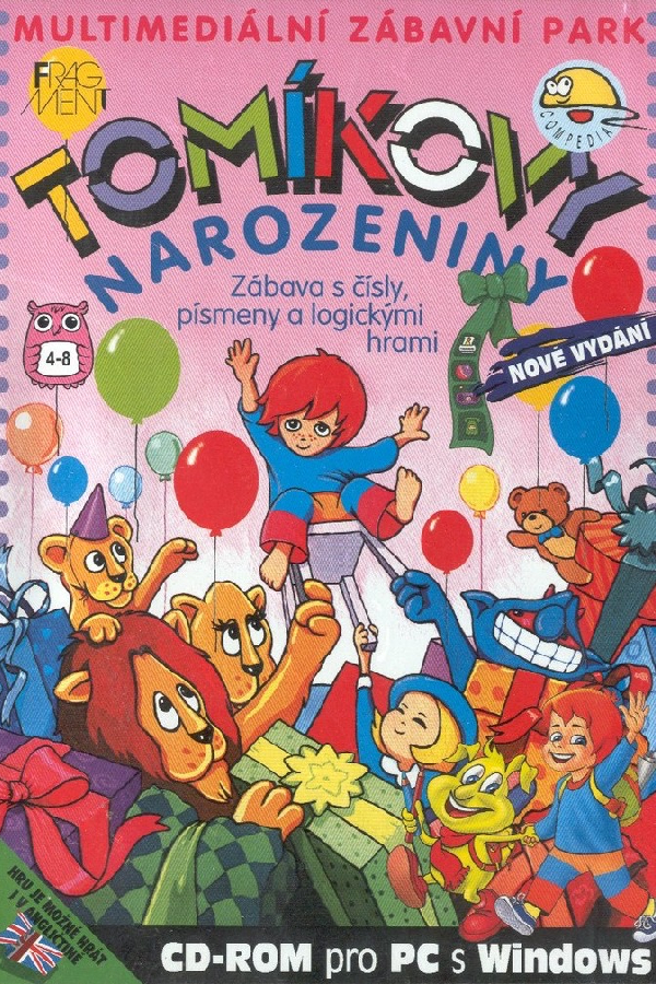 Tomíkovy narozeniny - přebalový obrázek hry
